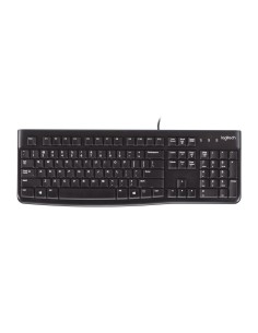 Logitech Keyboard K120 for Business teclado Universal USB QWERTY Inglés Negro
