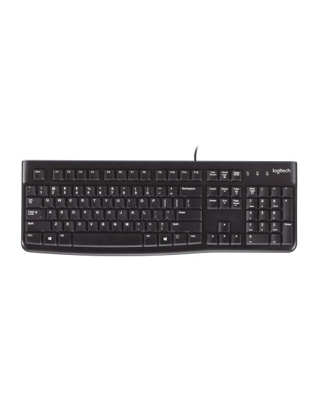 Logitech Keyboard K120 for Business teclado Universal USB QWERTY Inglés Negro