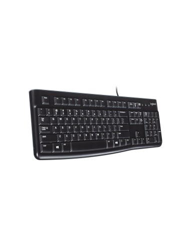 Logitech Keyboard K120 for Business teclado Universal USB QWERTY Inglés Negro
