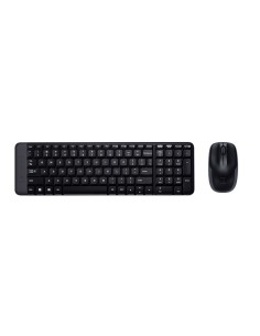 Logitech Wireless Combo MK220 teclado Ratón incluido Oficina USB Francés Negro