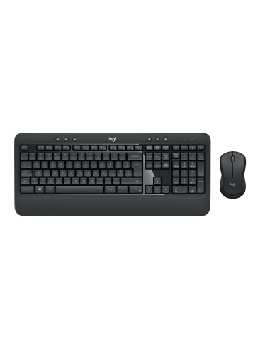 Logitech 920-008675 teclado Ratón incluido Universal RF inalámbrico QWERTZ Alemán Negro, Blanco