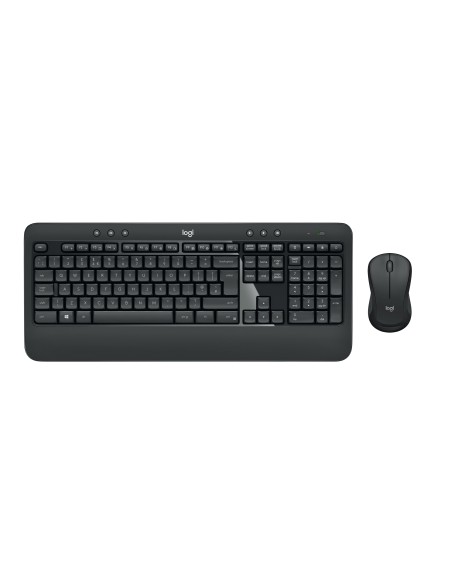 Logitech 920-008675 teclado Ratón incluido Universal RF inalámbrico QWERTZ Alemán Negro, Blanco