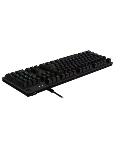 Logitech G G512 teclado Juego USB AZERTY Francés Carbono