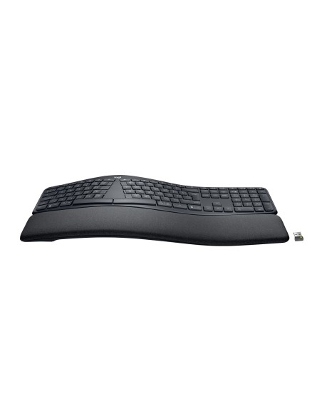 Logitech ERGO K860 teclado Oficina Bluetooth QWERTY Internacional de EE.UU. Grafito