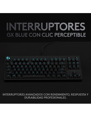 Logitech G 920-010593 teclado Juego USB QWERTY Español Negro