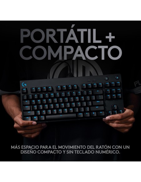 Logitech G 920-010593 teclado Juego USB QWERTY Español Negro