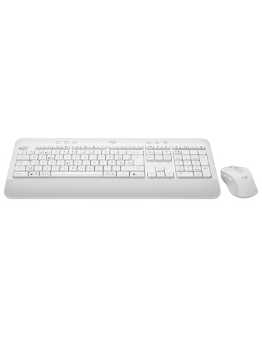 Logitech 920-011021 teclado Ratón incluido Oficina Bluetooth QWERTZ Suizo Blanco