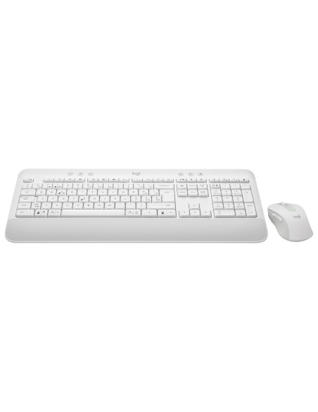 Logitech 920-011021 teclado Ratón incluido Oficina Bluetooth QWERTZ Suizo Blanco