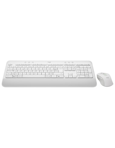 Logitech 920-011023 teclado Ratón incluido Oficina Bluetooth AZERTY Francés Blanco