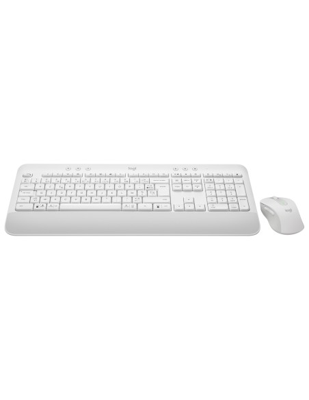 Logitech 920-011023 teclado Ratón incluido Oficina Bluetooth AZERTY Francés Blanco