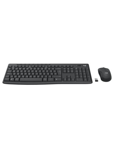 Logitech MK370 Combo for Business teclado Ratón incluido Oficina RF Wireless + Bluetooth QWERTY Portugués Grafito