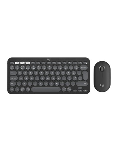 Logitech 920-012233 teclado Ratón incluido Universal RF Wireless + Bluetooth QWERTY Inglés del Reino Unido Grafito
