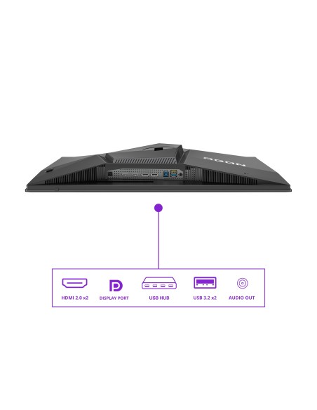 AOC AGON PRO AG276QZD2 pantalla para PC 67,3 cm (26.5") 2560 x 1440 Pixeles Quad HD QD-OLED Gris