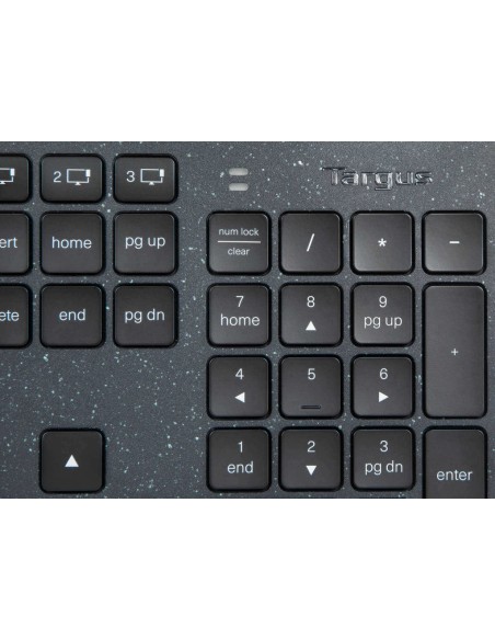 Targus Sustainable Energy Harvesting EcoSmart teclado Universal Bluetooth QWERTZ Alemán Negro