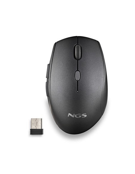 NGS BEE ratón Oficina mano derecha RF inalámbrico Óptico 1600 DPI