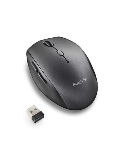 NGS BEE ratón Oficina mano derecha RF inalámbrico Óptico 1600 DPI