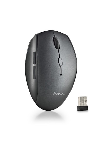 NGS BEE ratón Oficina mano derecha RF inalámbrico Óptico 1600 DPI