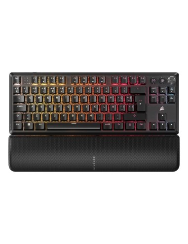Corsair K70 CORE TKL WIRELESS RGB teclado Juego RF inalámbrica + USB QWERTY Español Negro
