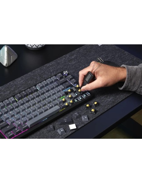 Corsair CH-91D401L-ES teclado Juego USB QWERTY Español Negro