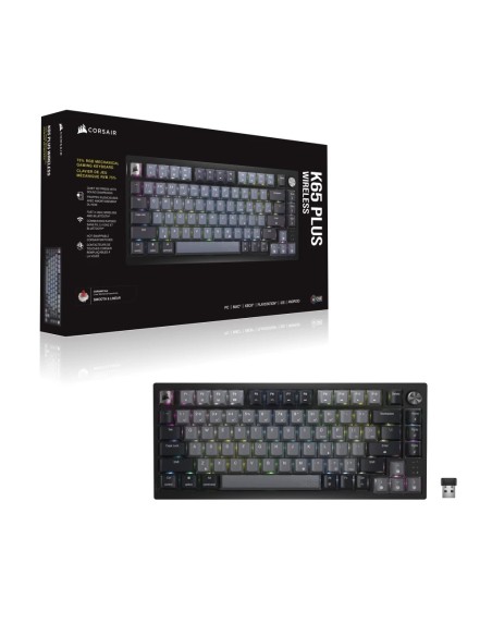 Corsair CH-91D401L-ES teclado Juego USB QWERTY Español Negro