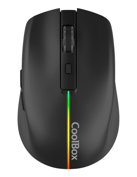 CoolBox GAMING RATON W01 NEGRO INALAMBRICO RECARGABLE 1600DPI SILENTCLICK
