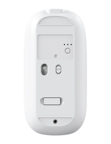 CoolBox RATON W02 IA BLANCO INALAMBRICO RECARGABLE 500MAH RF+BT 1600DPI COPILOT SILENTCLICK