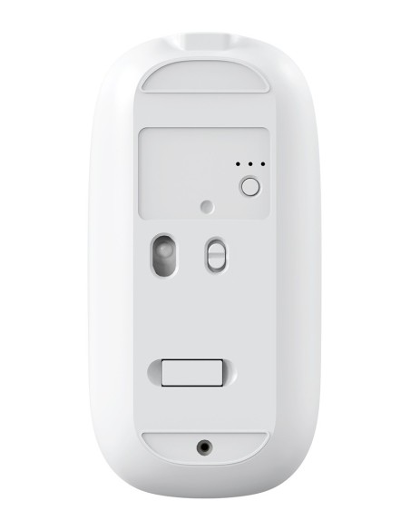 CoolBox RATON W02 IA BLANCO INALAMBRICO RECARGABLE 500MAH RF+BT 1600DPI COPILOT SILENTCLICK
