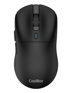 CoolBox GAMING RATON W03 NEGRO ULTRALIGERO INALAMBRICO RECARGABLE RF+BT+USB-C 10.000DPI