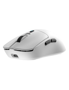 CoolBox GAMING RATON W03 BLANCO ULTRALIGERO INALAMBRICO RECARGABLE RF+BT+USB-C 10.000DPI 2