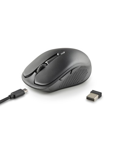 NGS EVO RUST ratón Oficina mano derecha RF inalámbrico Óptico 1600 DPI