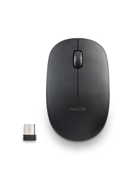 NGS FOG PRO ratón Oficina Ambidextro RF inalámbrico Óptico 1000 DPI