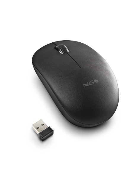NGS FOG PRO ratón Oficina Ambidextro RF inalámbrico Óptico 1000 DPI