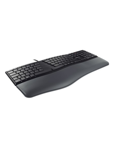 CHERRY KC 4500 ERGO teclado Universal USB QWERTY Español Negro