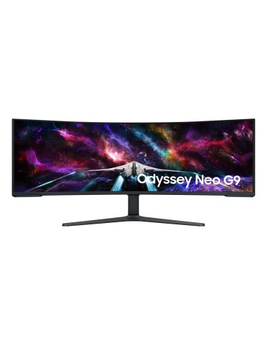 Samsung G95NC LED display 144,8 cm (57") 7680 x 2160 Pixeles Dual UHD Negro, Blanco