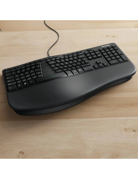 Incase Designed by Microsoft Ergonomic Keyboard teclado Oficina USB QWERTY Inglés Negro