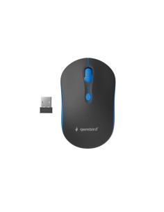 Gembird WIRELESS OPTICAL MOUSE MUSW-4B-03-B 1600DP - Maus ratón Oficina Ambidextro RF inalámbrico Óptico 1600 DPI