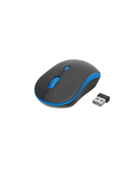 Gembird WIRELESS OPTICAL MOUSE MUSW-4B-03-B 1600DP - Maus ratón Oficina Ambidextro RF inalámbrico Óptico 1600 DPI