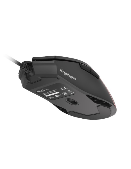 GENESIS Krypton 220 ratón Juego mano derecha USB tipo A Óptico 6400 DPI