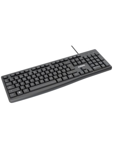 Nilox NXKBE000013 teclado Oficina USB Español Negro
