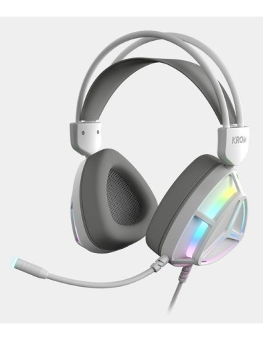 Krom NXKROMKLASS teclado Ratón incluido Juego USB QWERTY Inglés Blanco