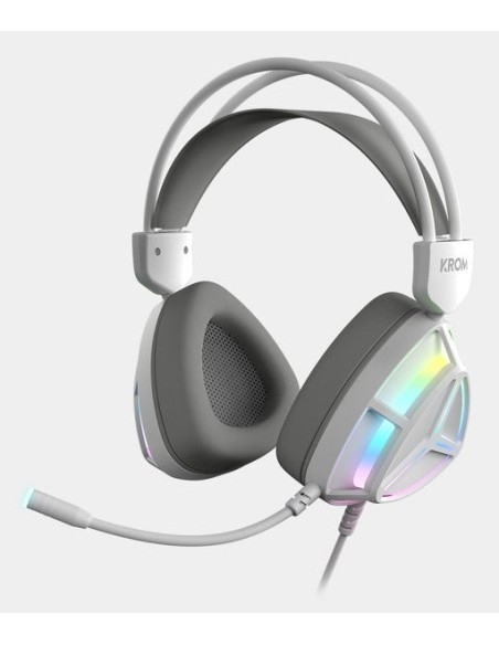 Krom NXKROMKLASS teclado Ratón incluido Juego USB QWERTY Inglés Blanco