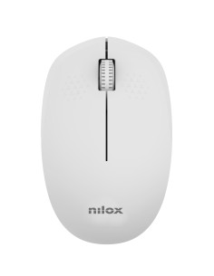 Nilox Ratón Wireless 1000 DPI, 3 botones, Gris