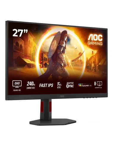 AOC G4 Q27G4ZR pantalla para PC 68,6 cm (27") 2560 x 1440 Pixeles Quad HD LED Negro, Rojo