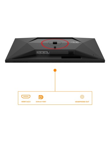 AOC G4 Q27G4ZR pantalla para PC 68,6 cm (27") 2560 x 1440 Pixeles Quad HD LED Negro, Rojo