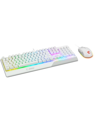 MSI S11-04ES305-CLA teclado Ratón incluido Juego USB QWERTY Italiano Blanco