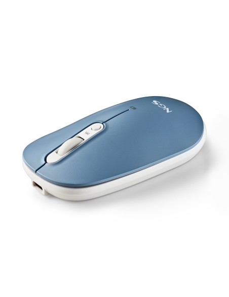 NGS SHELL RB ratón Oficina Ambidextro RF Wireless + Bluetooth Óptico 1600 DPI