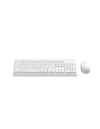 Philips 3000 series SPT6307WL 16 teclado Ratón incluido Universal RF inalámbrico QWERTY Inglés Blanco