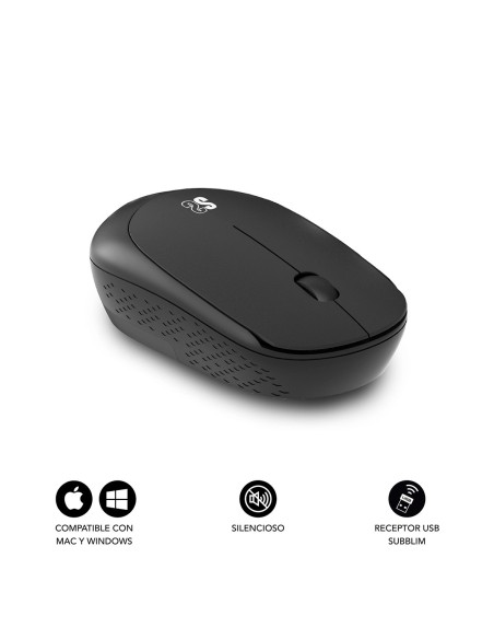 SUBBLIM Ratón Business Plus Silencioso inalámbrico 2.4G 1200 DPI