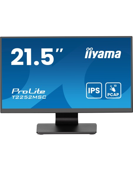 iiyama ProLite T2252MSC-B2AG pantalla para PC 54,6 cm (21.5") 1920 x 1080 Pixeles Full HD LCD Pantalla táctil Negro