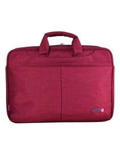 Techair Classic pro 39,6 cm (15.6") Maletín Toploader Rojo